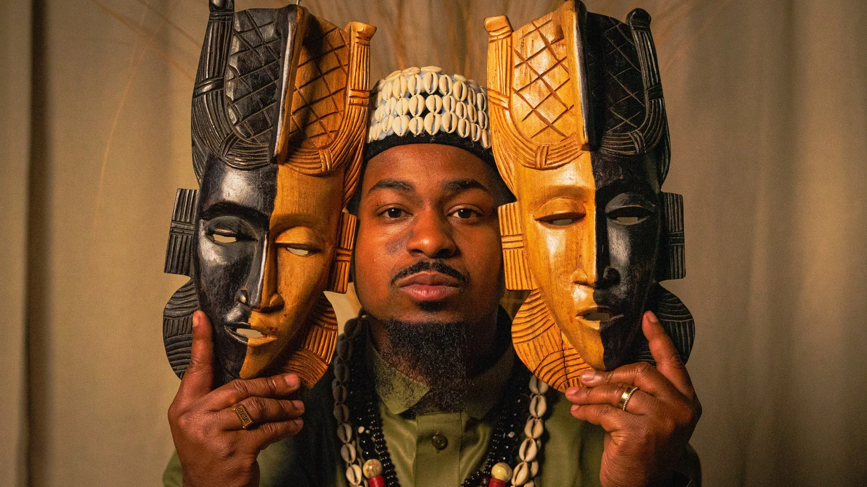Brotha Asé with drum